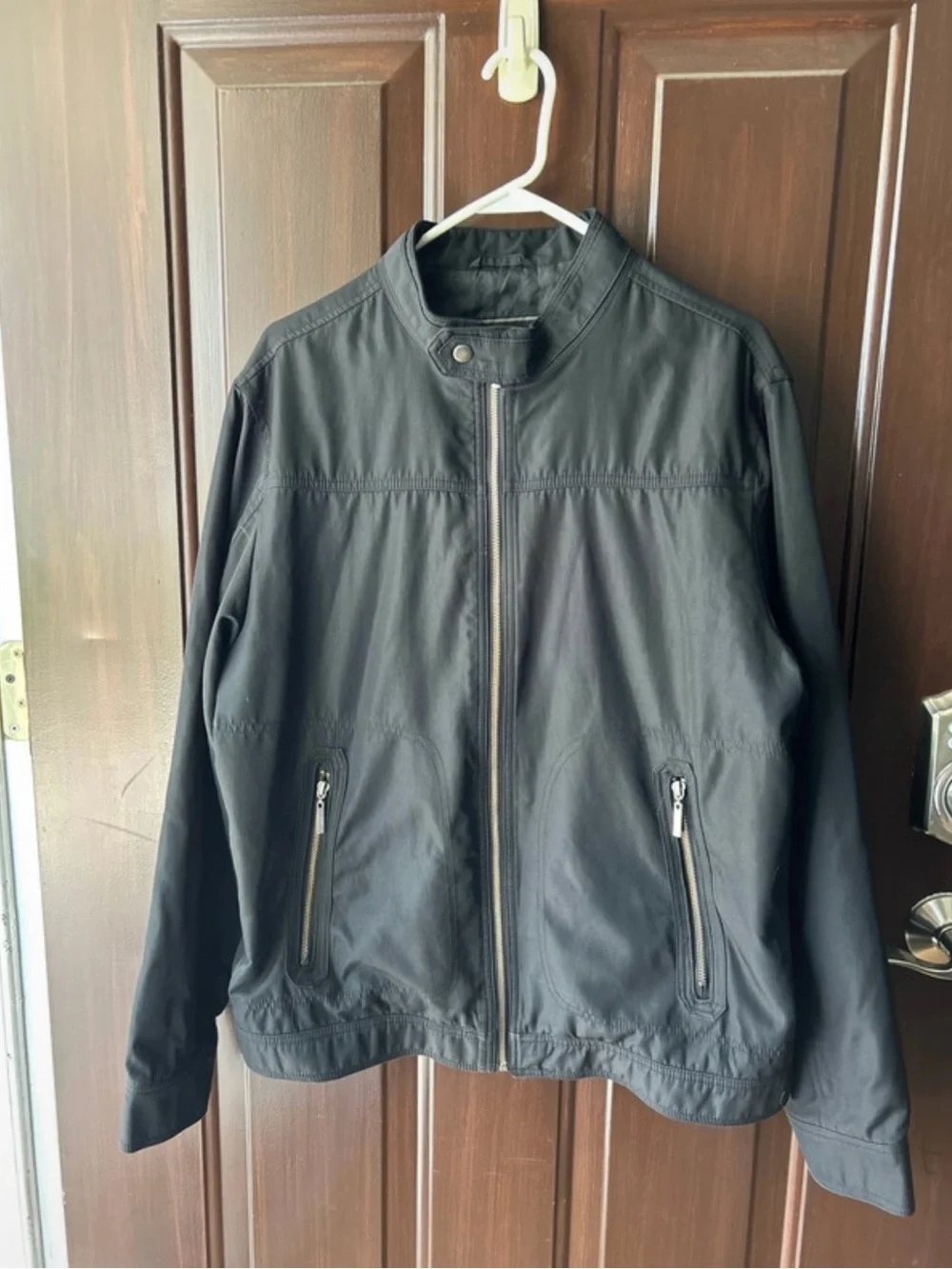 Marquise Black Zip-Up Bomber Jacket